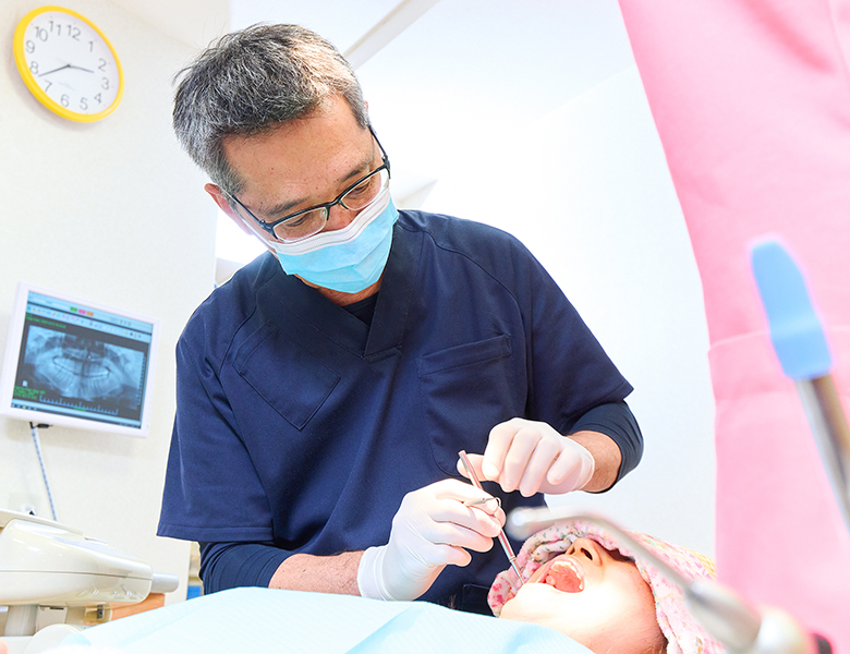 港南台の歯医者、すずき歯科クリニックで痛みを抑えた治療